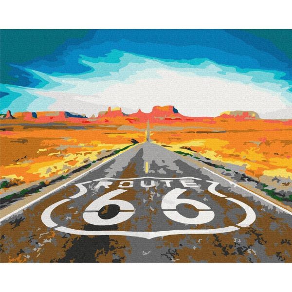 Peinture par numéros - Route 66
