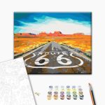 Peinture par numéros - Route 66