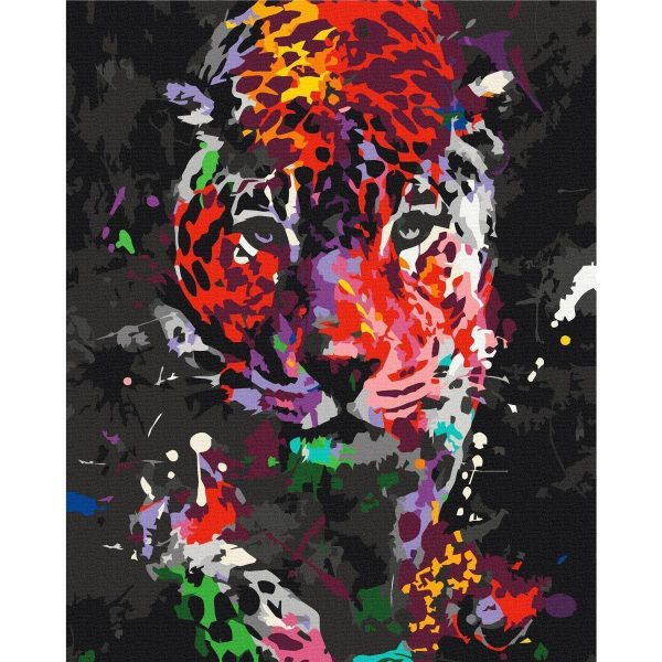 Peinture par numéros - Spotted Leopard