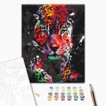 Peinture par numéros - Spotted Leopard