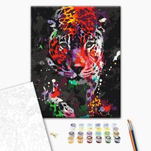 Peinture par numéros - Spotted Leopard