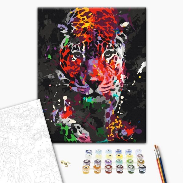Peinture par numéros - Spotted Leopard