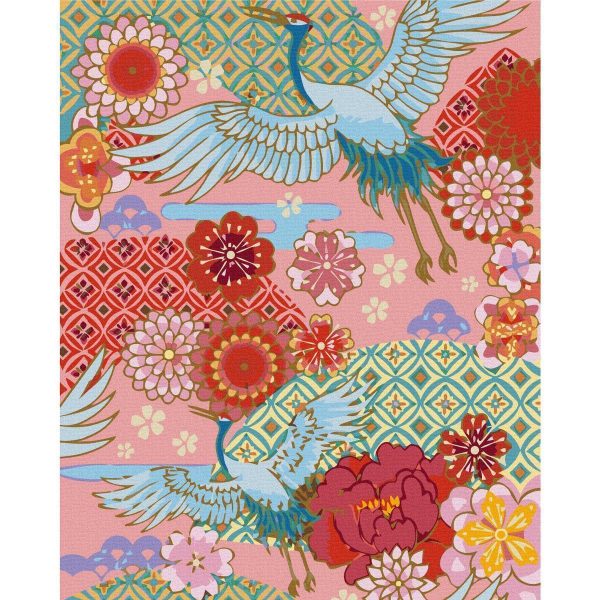 Peinture par numéros - Spring Cranes