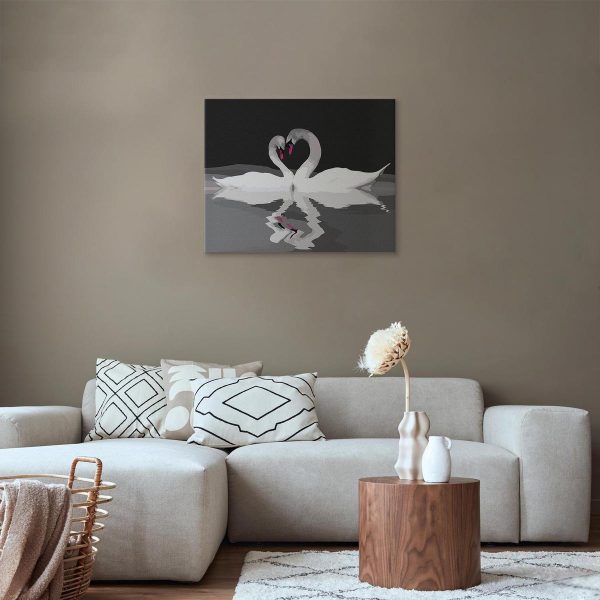 Peinture par numéros - Swan Couple