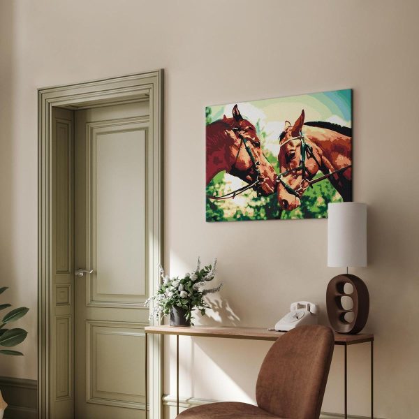Peinture par numéros - Two Horses