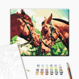 Peinture par numéros - Two Horses