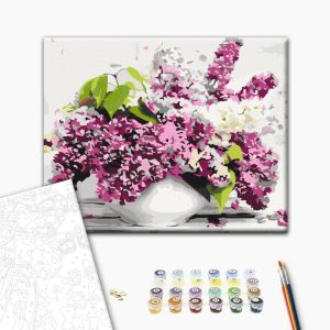 Peinture par numéros - Vase and Flowers