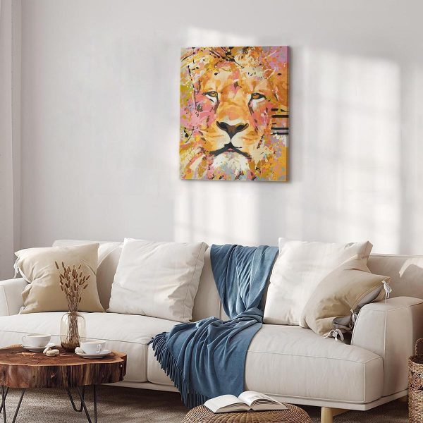 Peinture par numéros - Watchful Lion