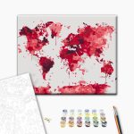 Peinture par numéros - Watercolor Map