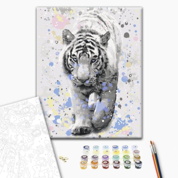Peinture par numéros - White Tiger