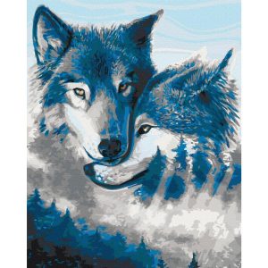 Peinture par numéros - Wolves in Love