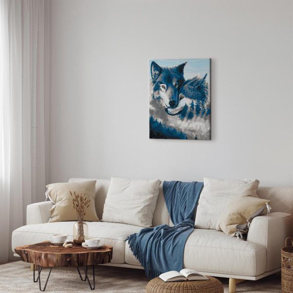 Peinture par numéros - Wolves in Love