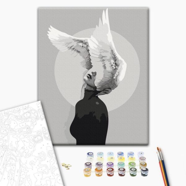 Peinture par numéros - Woman With Wings