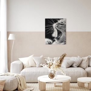 Peinture par numéros - Yawning Kitten