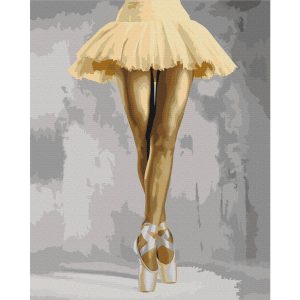 Peinture par numéros - Yellow Ballerina