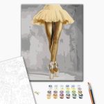 Peinture par numéros - Yellow Ballerina